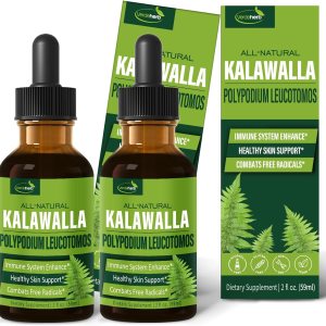 Polypodium leucotomos – Gotas de apoyo inmunológico, extracto natural de hierba de raíz de kalawalla suplemento para mejorar la salud de la piel. Polypodium leucotomos – Gotas de apoyo inmunológico, extracto natural de hierba de raíz de kalawalla suplemento para mejorar la salud de la piel.