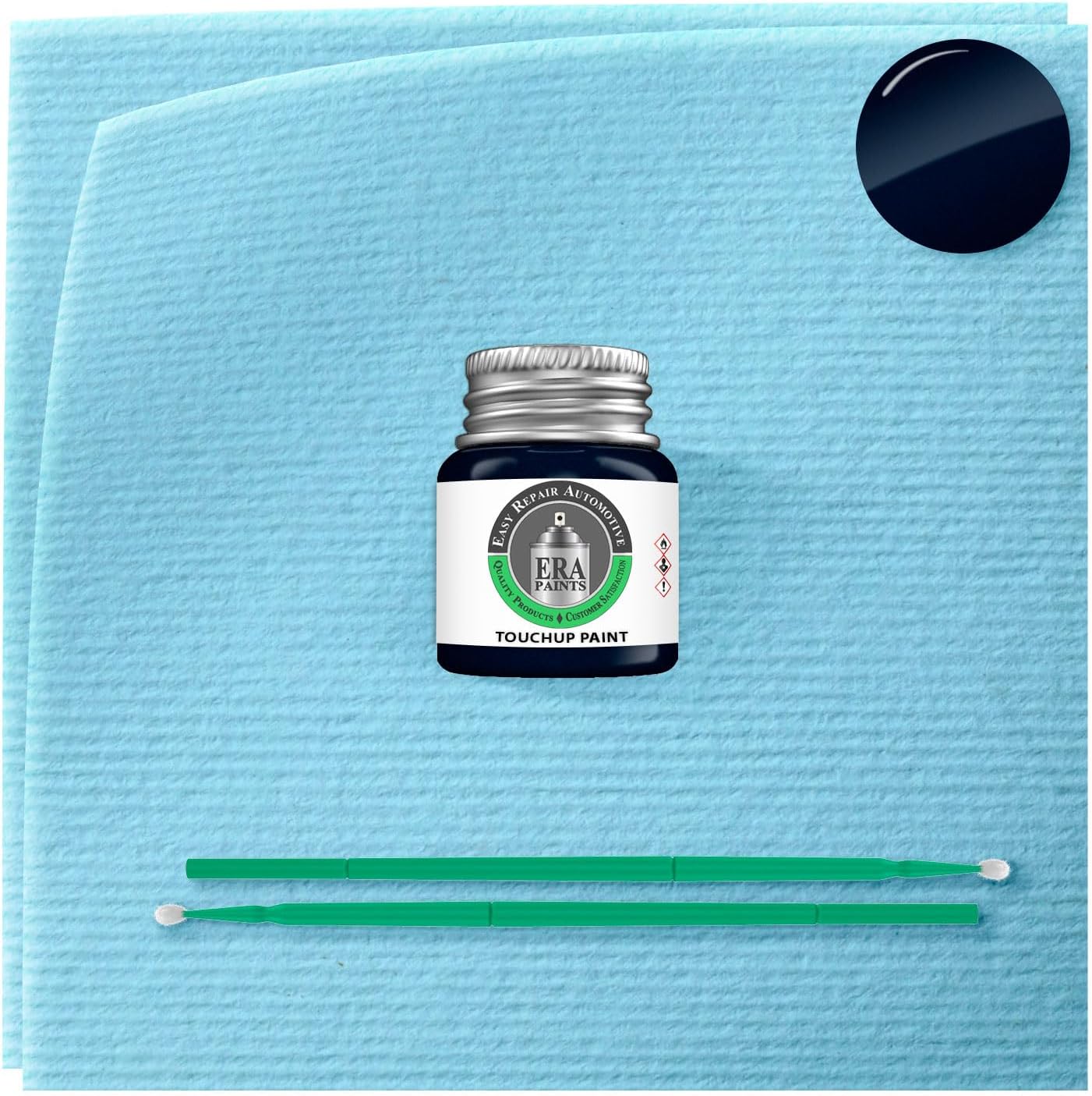 ERA Paints PBUKBU – True Blue Pearl para DODGE – Tarro de pintura de retoque automotriz de coincidencia exacta – Kit básico