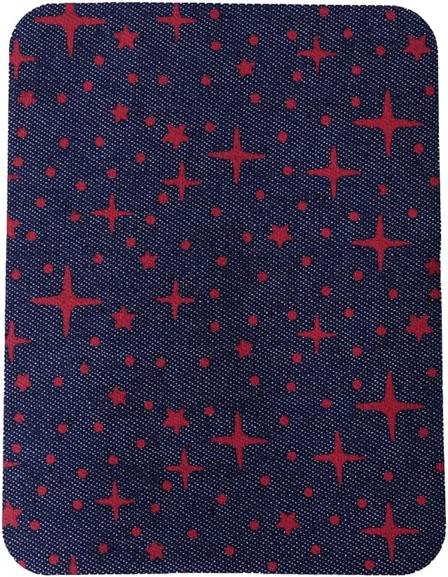 Parches de mezclilla para planchar, parches de jeans para jeans dentro y fuera de la ropa para reparación y decoración (10 hojas de colores