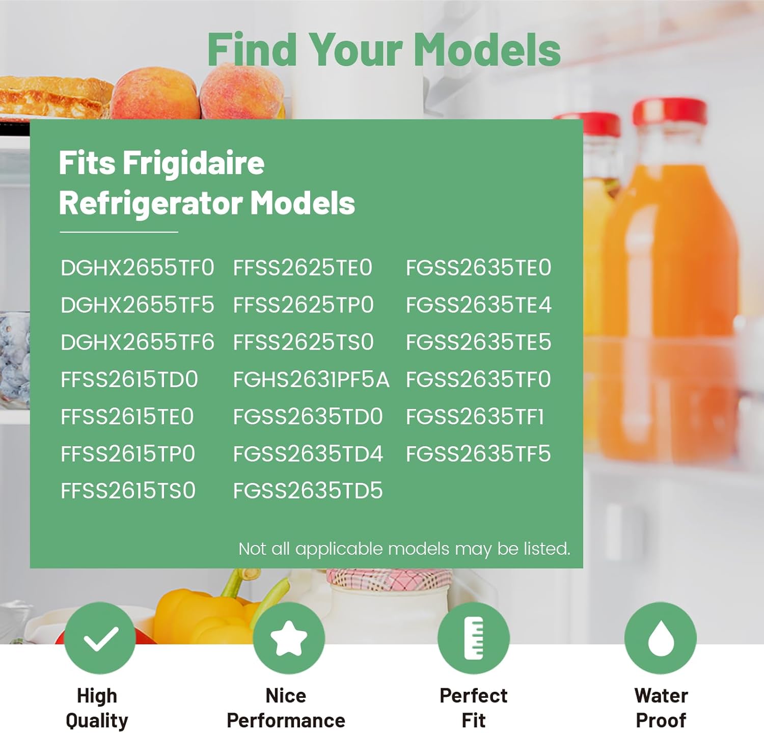 HECASA Estante de puerta de refrigerador compatible con Frigidaire Refrigerador Reemplazo para 242126602 AP6278233 4547407 PS12364199 EAP12364199
