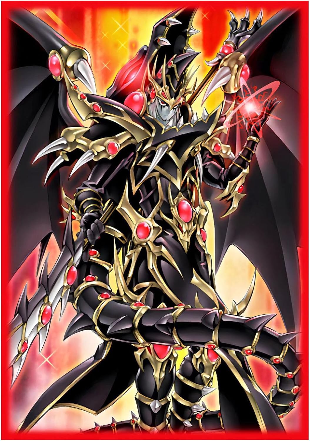 Fundas holográficas de 50 unidades (Dragun de ojos rojos) para tarjetas coleccionables con carga superior para YuGiOhfundas de tarjetas de impresión