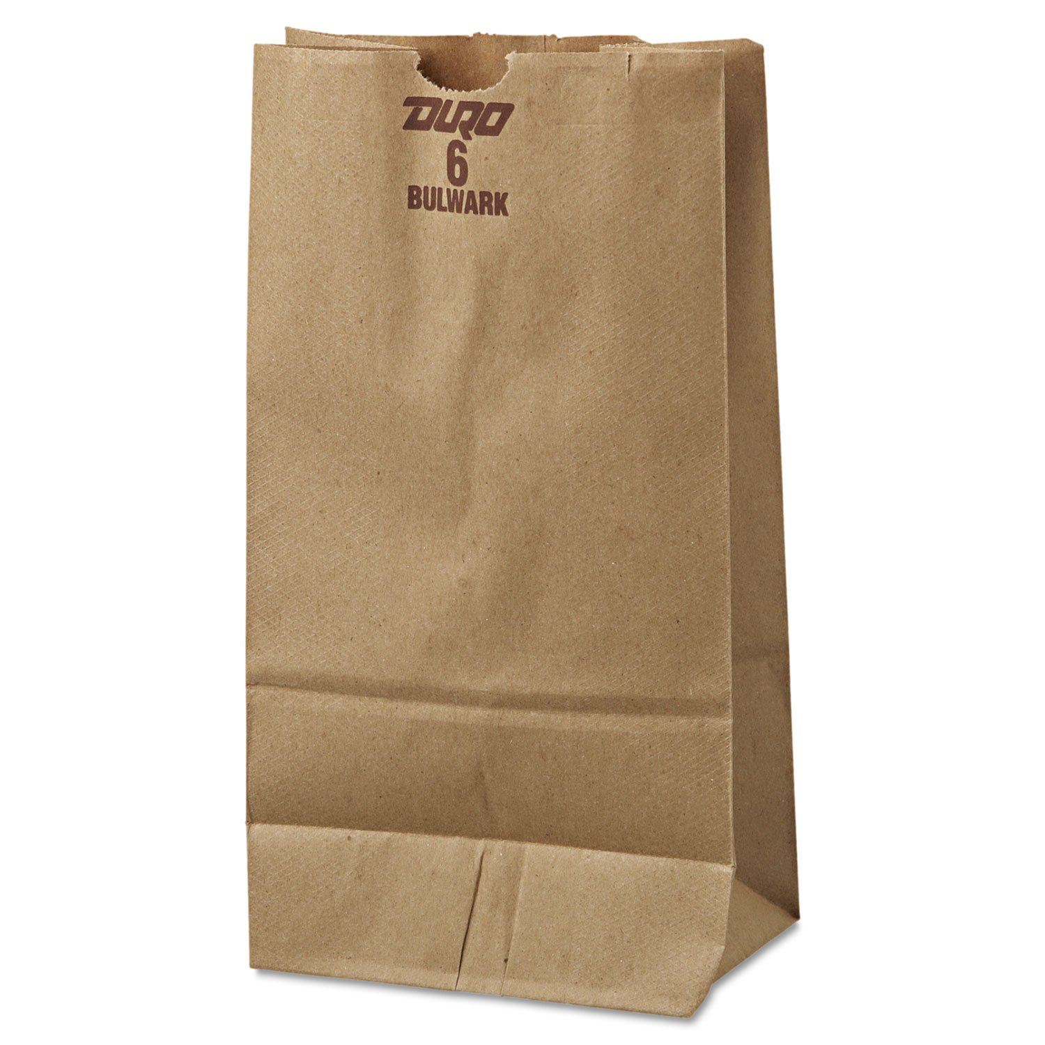 General Gx6500 #6 – Bolsa de papel para comestibles, 50 libras, kraft, extra resistente, 6 x 3 58 x 11 116, 500 bolsas