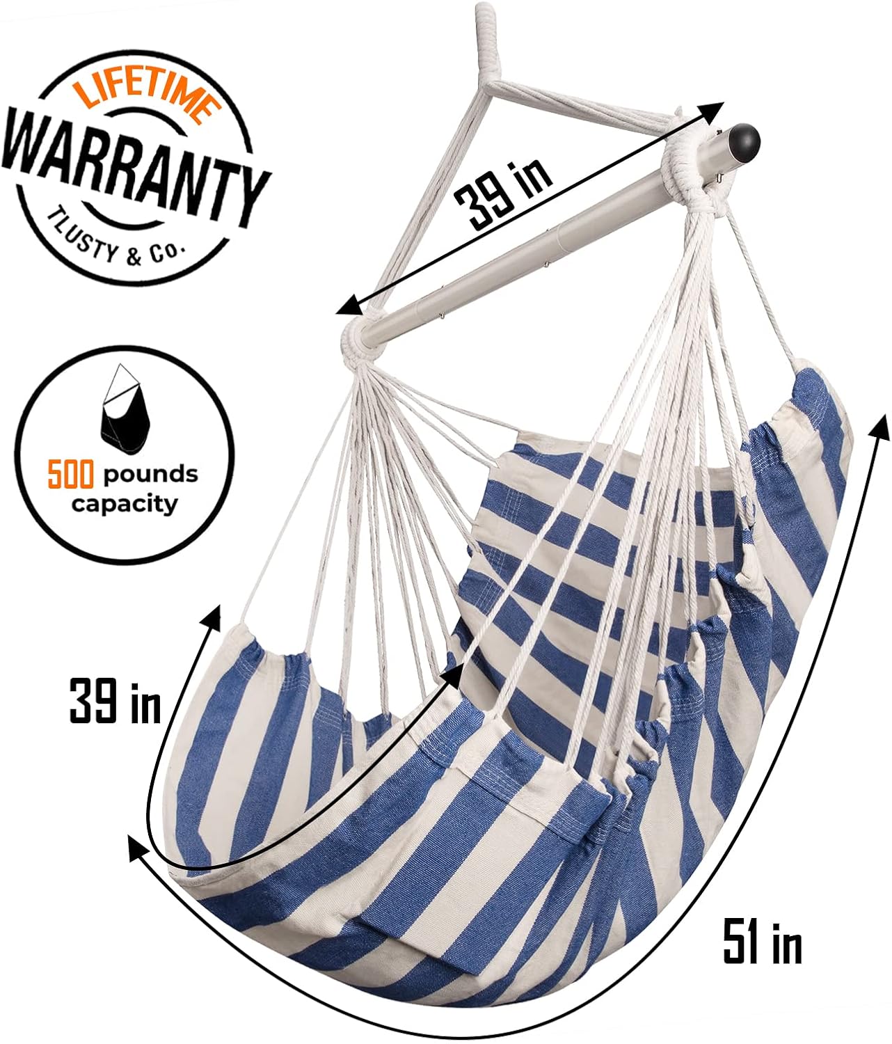 Silla hamaca colgante con cuerda columpio  Hamaca para dormitorios  Silla columpio interior  Silla colgante al aire libre  Peso máximo 500 libras