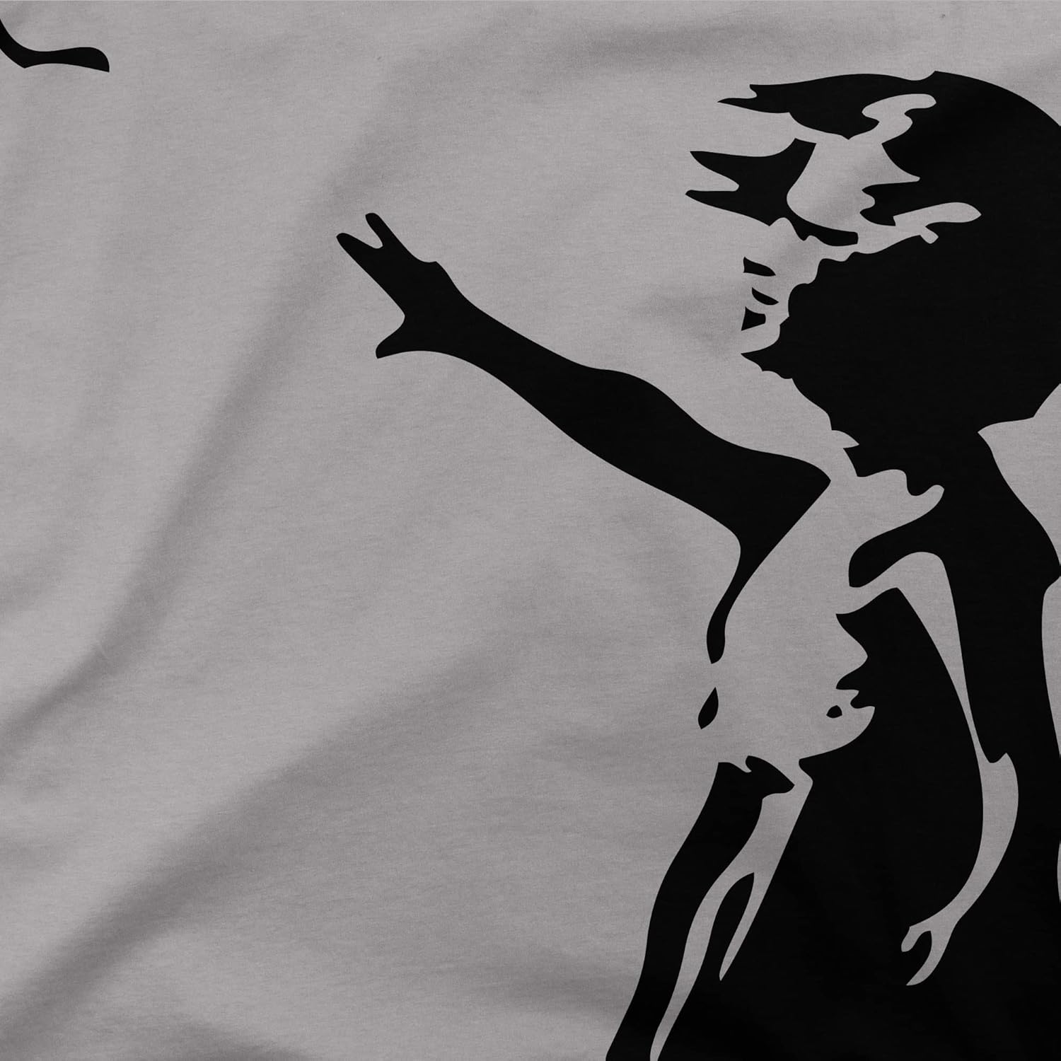 Banksy – Girl With Red Balloon, Street Art, Grafitti T-Shirt (Adults, Kids, Short & Long Sleeve)