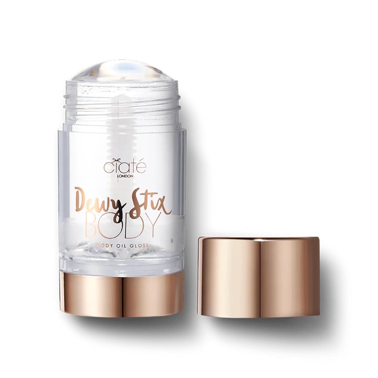 Ciaté London Shimmery Stick Dewy Stix Body Oil Gloss, Aceite de Coco Nutritivo, Extracto de Monoi Calmante – (Glow Catcher)