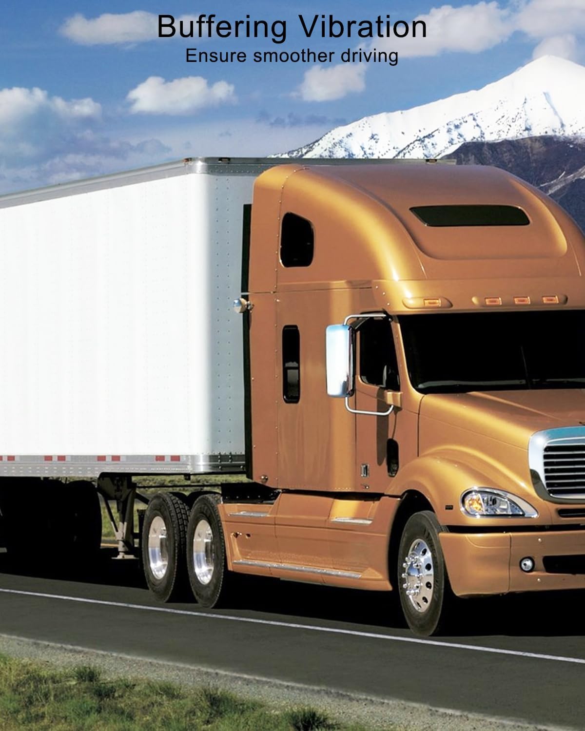TIKSCIENCE Aislador de pestillo de capó de repuesto A17-13666-000 apto para Freightliner Columbia 2001 2002 2003 2004 2005 2006 2007 2008