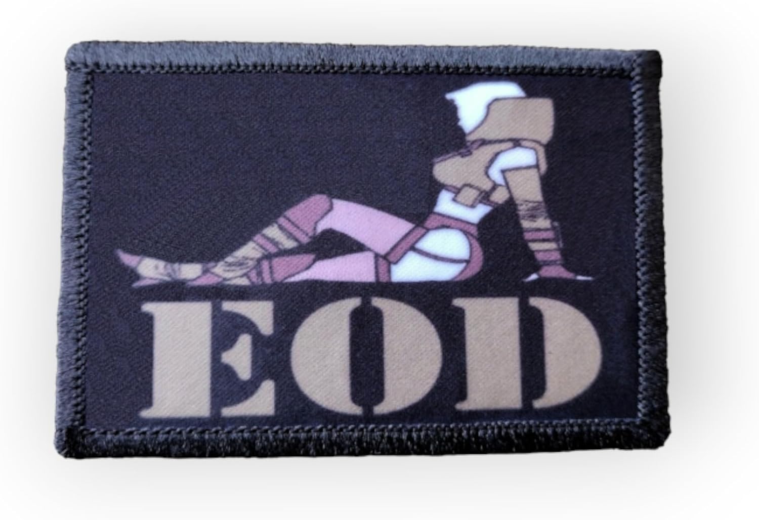 EOD Girl Morale Patch Hook Loop Army Custom Bomb Squad Tactical Funny 2A Gear
