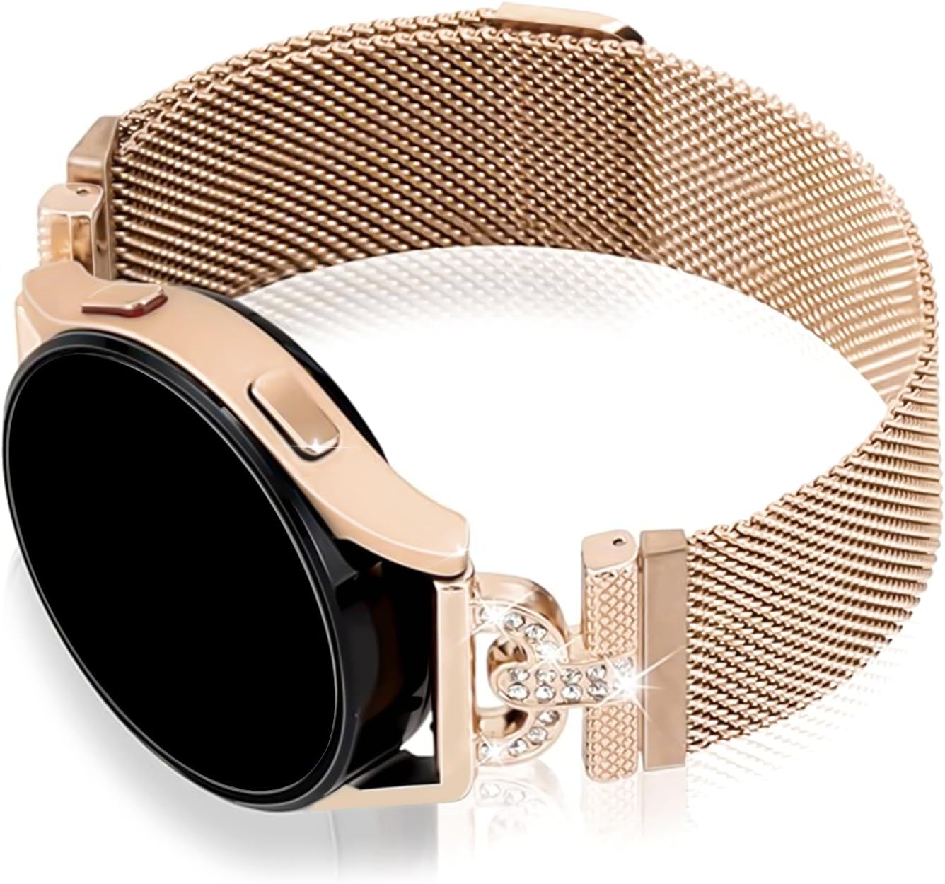 Bandas magnéticas compatibles con Samsung Galaxy Watch 54 1.575 in 1.732 in, 5 Pro, Watch 4 Classic 1.654 in 1.811 in, 0.787 in, correa de malla de