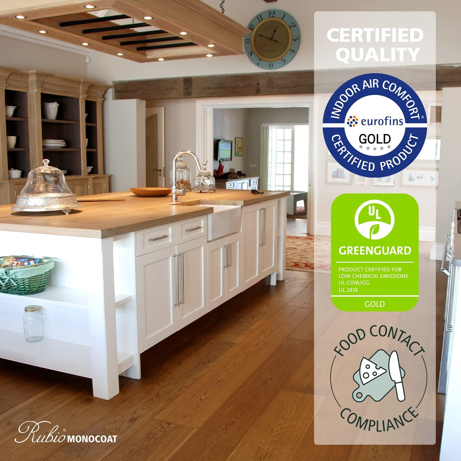 Rubio Monocoat Oil Plus Part A, 0.7 fl oz, blanco 5%, tinte y acabado de madera interior, apto para alimentos, fácil de una capa, aceite de linaza a