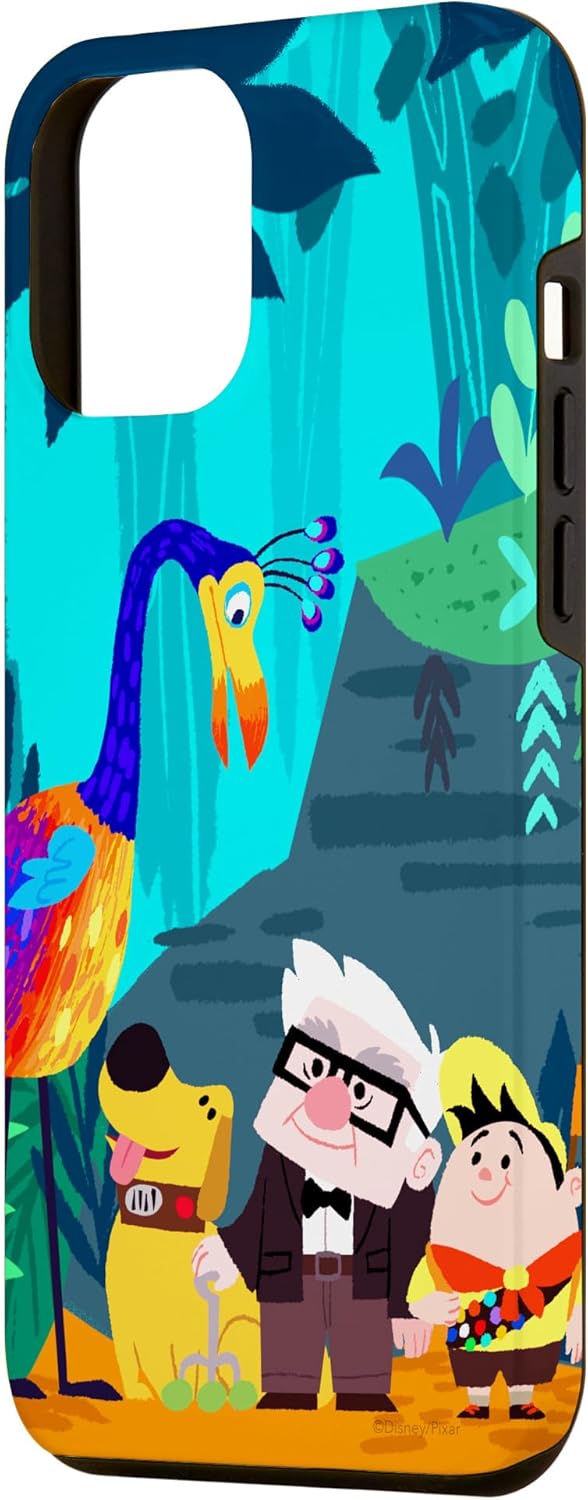 Funda para iPhone 14 Pro Max de Disney y Pixar Carl Russell Dug Kevin Paradise Falls