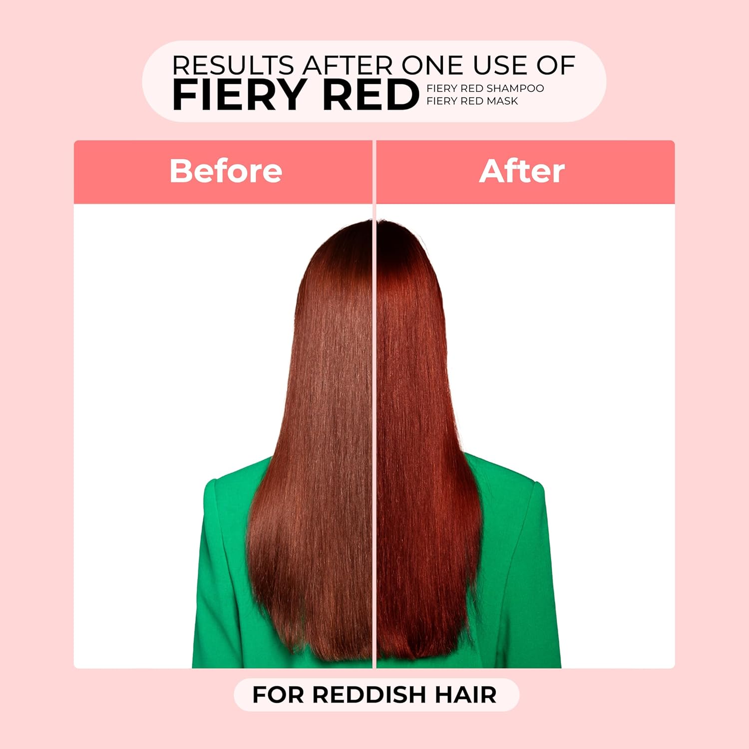 Naissant Mascarilla tonificante para cabello rojo profundo  Depósito de color  Hidrata, refresca y neutraliza los tonos cobrizos, sin parabenos,