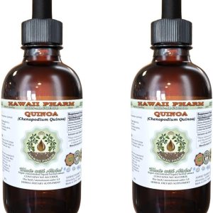 Extracto líquido sin alcohol de quinua, quinua (quinoa chenopodio), suplemento herbario natural de glicerita de semillas secas, Hawaii Pharm, EE. Extracto líquido sin alcohol de quinua, quinua (quinoa chenopodio), suplemento herbario natural de glicerita de semillas secas, Hawaii Pharm, EE.