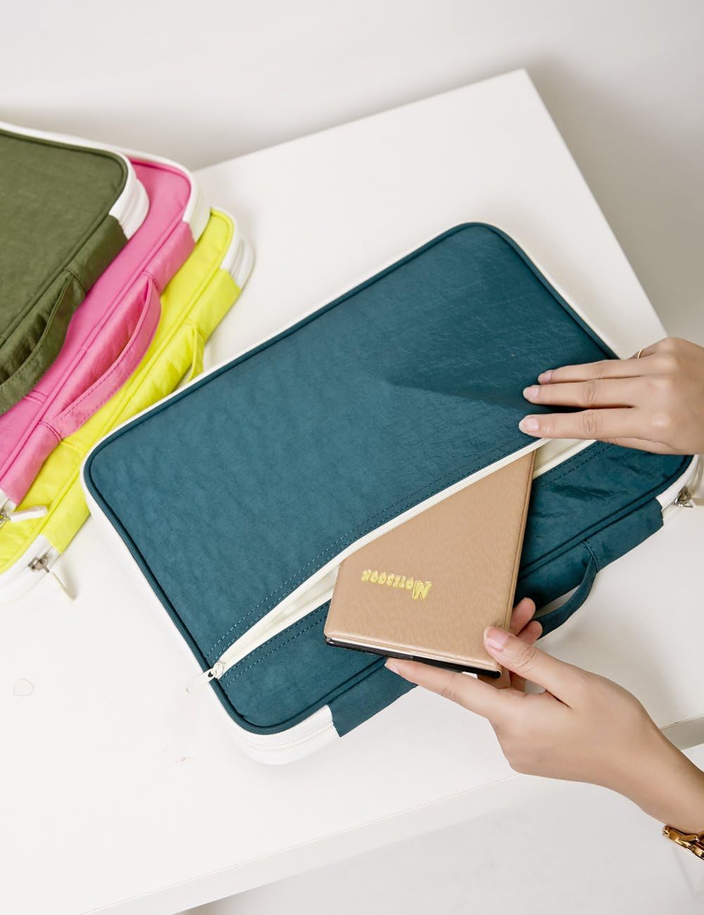 Mygreen universal de viaje organizadorelectrónicos accesorios bolsaarchivo de documento Bolsa, Púrpura), MG16600PLL