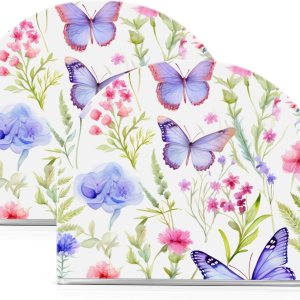 Butterfly Pink Flowers Napkin Holder, Acrylic Napkin Holders for Table Cocktail Napkins Dispenser Paper Stand for Home Kitchen Restaurant Bar, 2 Pc Butterfly Pink Flowers Napkin Holder, Acrylic Napkin Holders for Table Cocktail Napkins Dispenser Paper Stand for Home Kitchen Restaurant Bar, 2 Pc