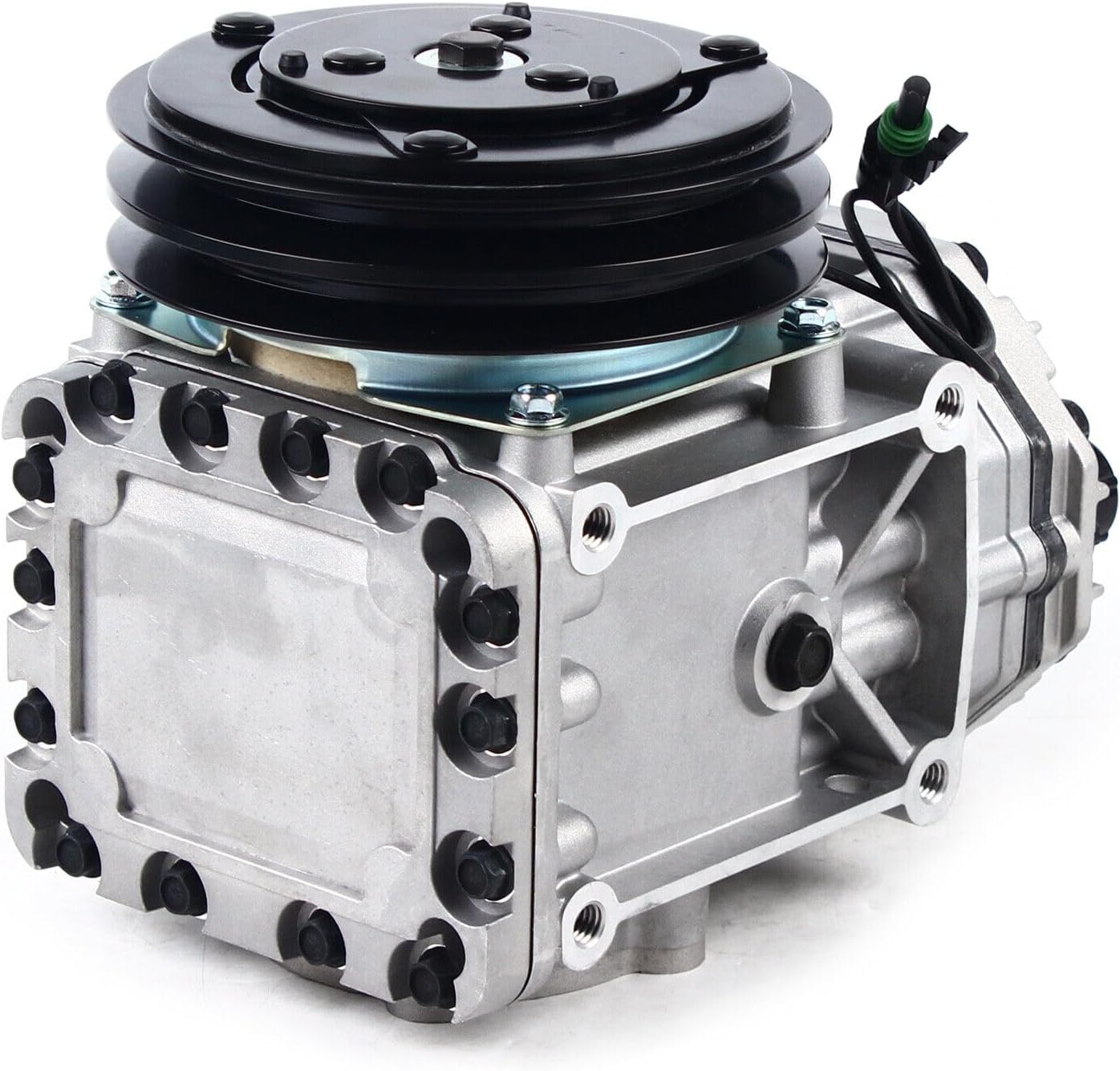 Compresor tipo AC de Nueva York, reemplaza a ET210L-25073C ER210L-21571C para Peterbilt para Kenworth con embrague de 2 ranuras