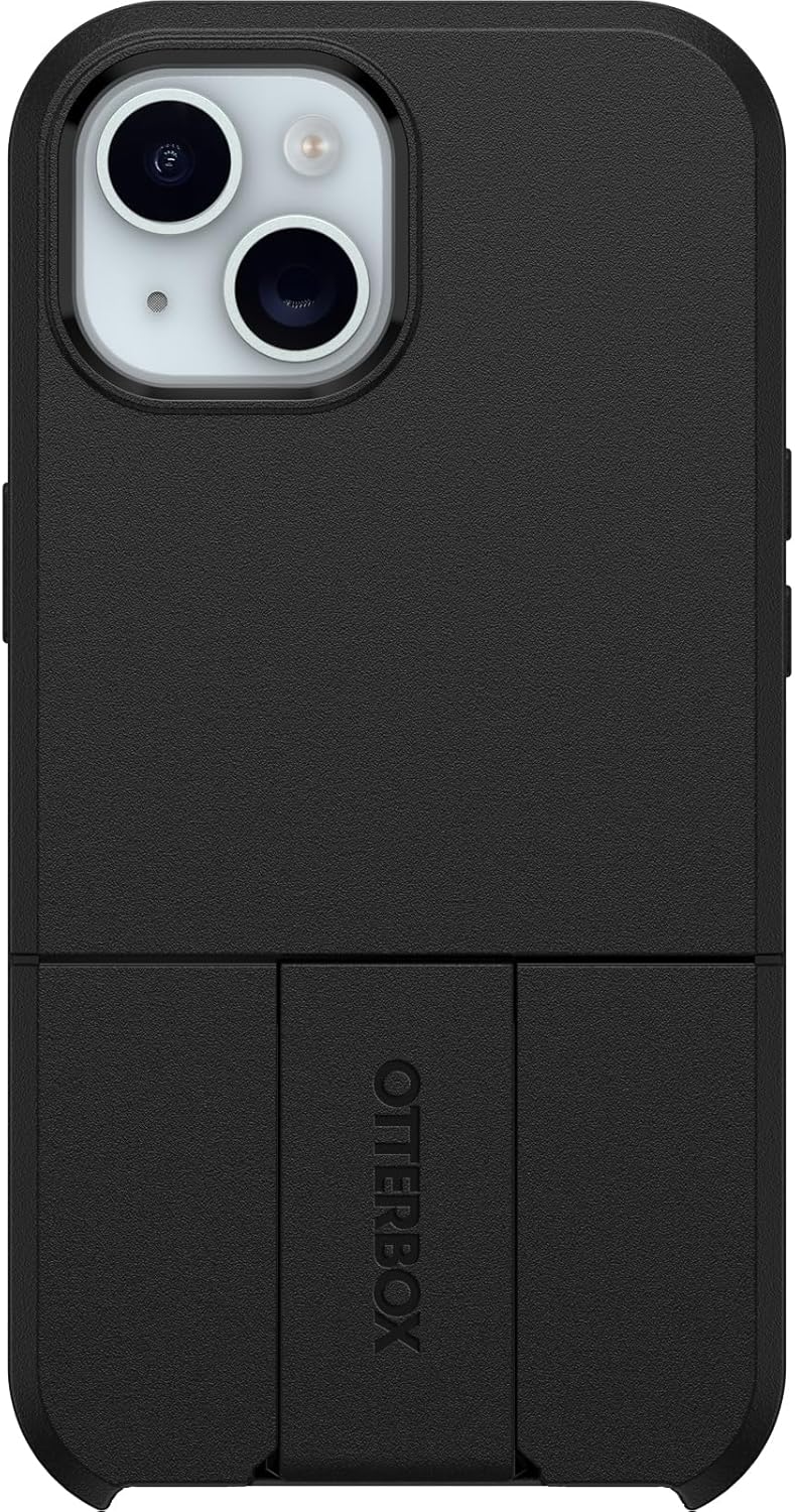 OtterBox Funda para iPhone 15 (solamente) UniVERSE Series – NEGRO (se envía en bolsa de plástico)