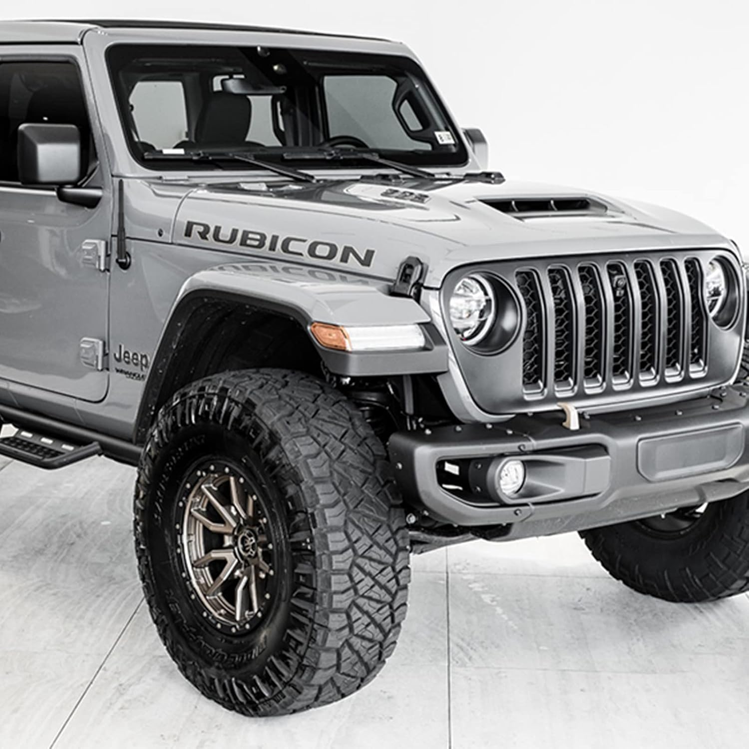 KSaAuto Antena corta para Jeep Wrangler 2007-2023, accesorios JK JL Unlimited Gladiator Accessories JT, antena de radio Jeep JK JL de 6.5 pulgadas