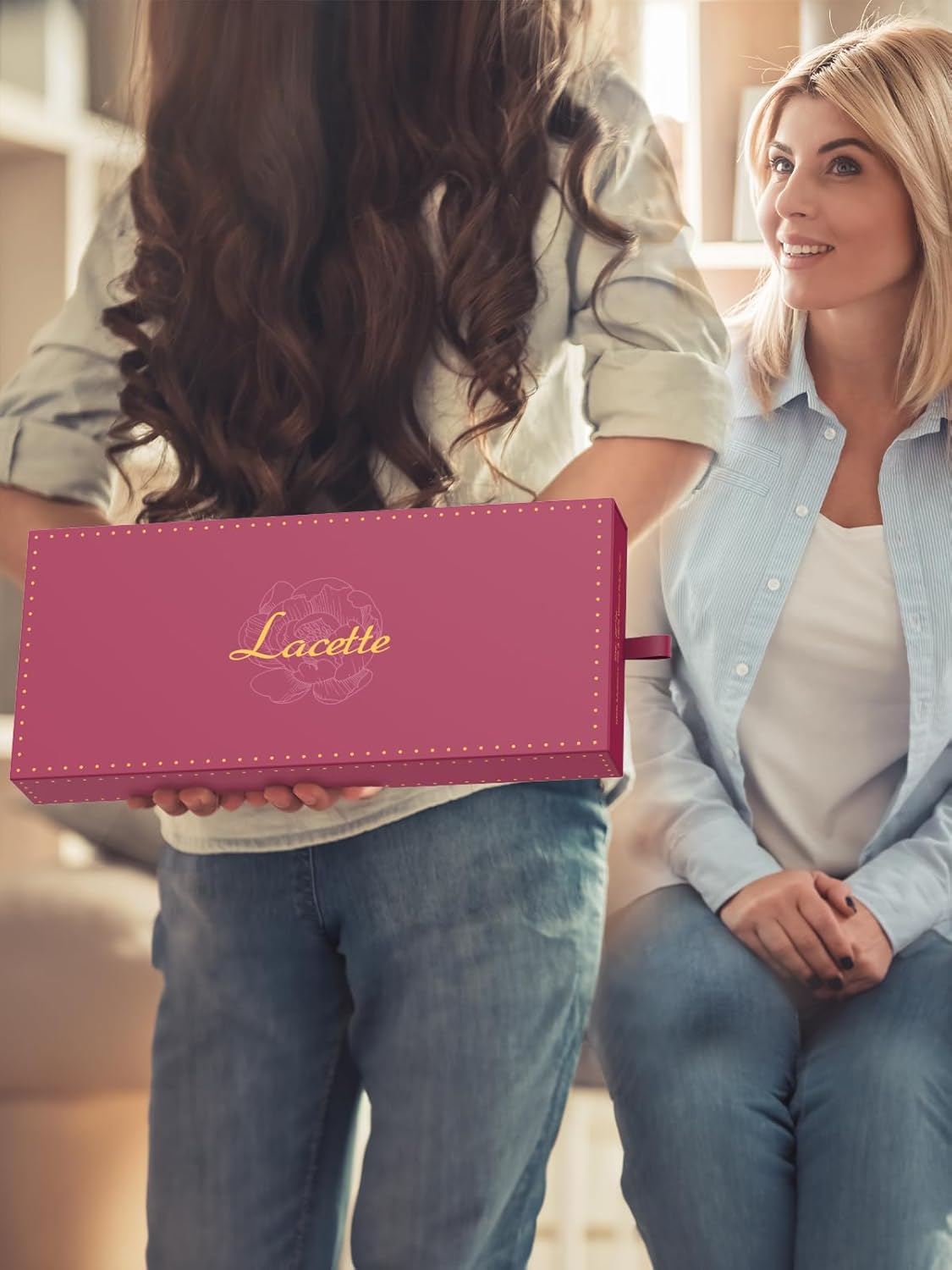 Lacette Paquete de 2 fundas de almohada de seda de morera para cabello y piel, 22 fundas de almohada de seda Momme con cremallera, seda de morera