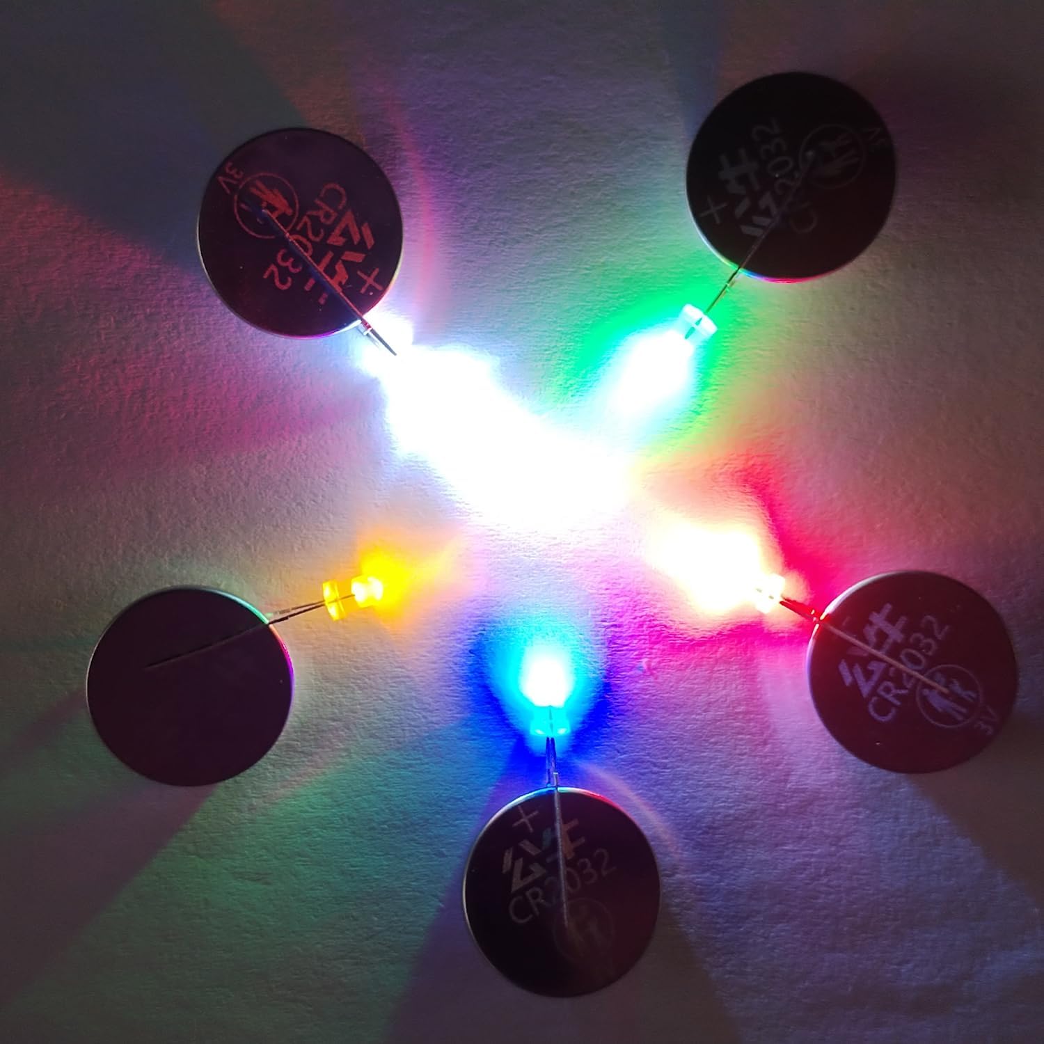 Luces LED de diodo de 0.118 pulgadas, 120 unidades de 0.118 pulgadas LED blancas que emiten surtidas, luz de diodo redondo de colores surtidos