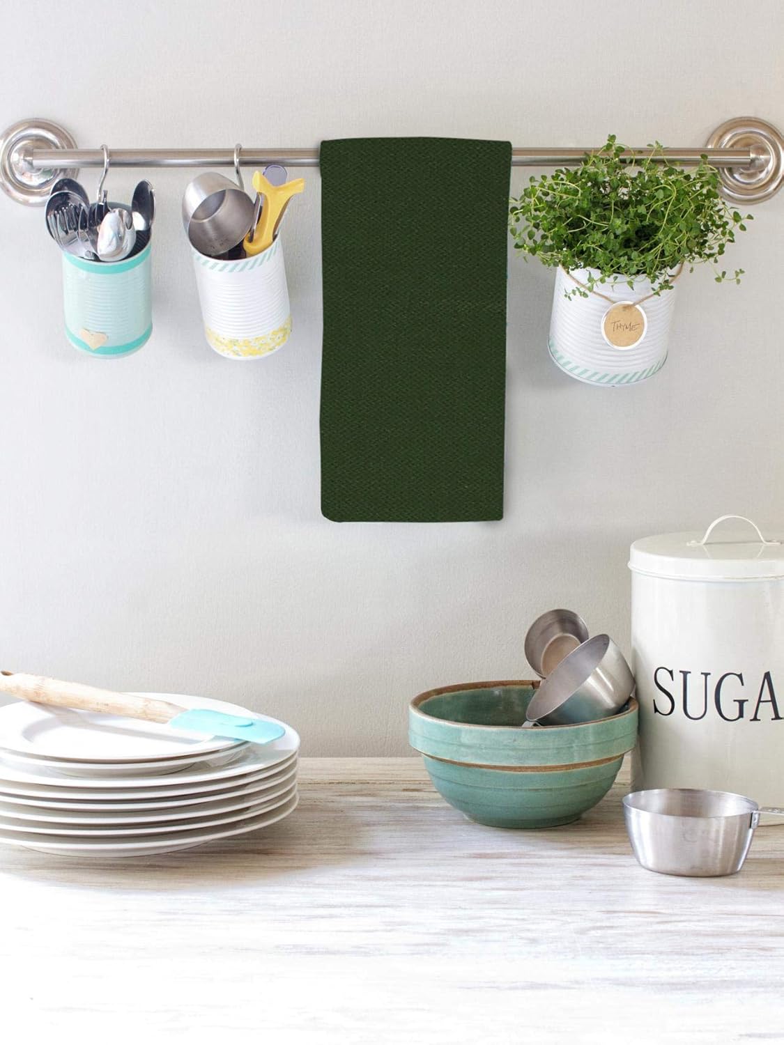 Toallas de cocina, Verde