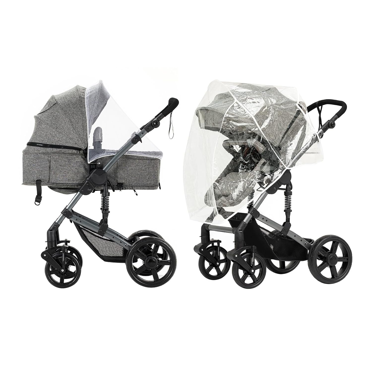 Sistema de viaje 3 en 1 para bebé, cochecito de bebé, cochecito de bebé, cochecito de bebé, carrito de viaje portátil, plegable, marco de aluminio,