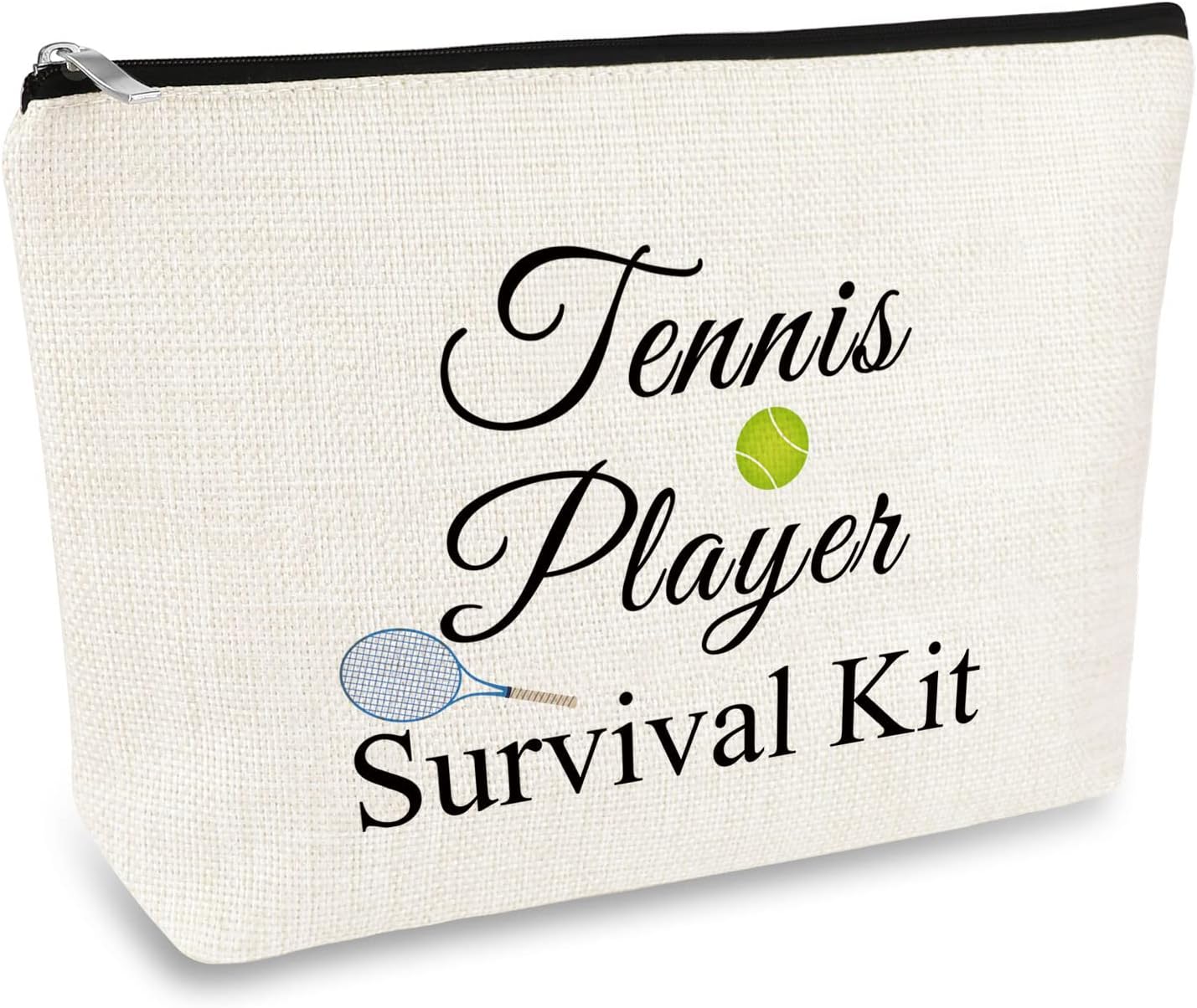 Regalos para jugadores de tenis, regalo para amantes del tenis, bolsa de maquillaje, regalo de tenis para niñas y mujeres, bolsa de cosméticos
