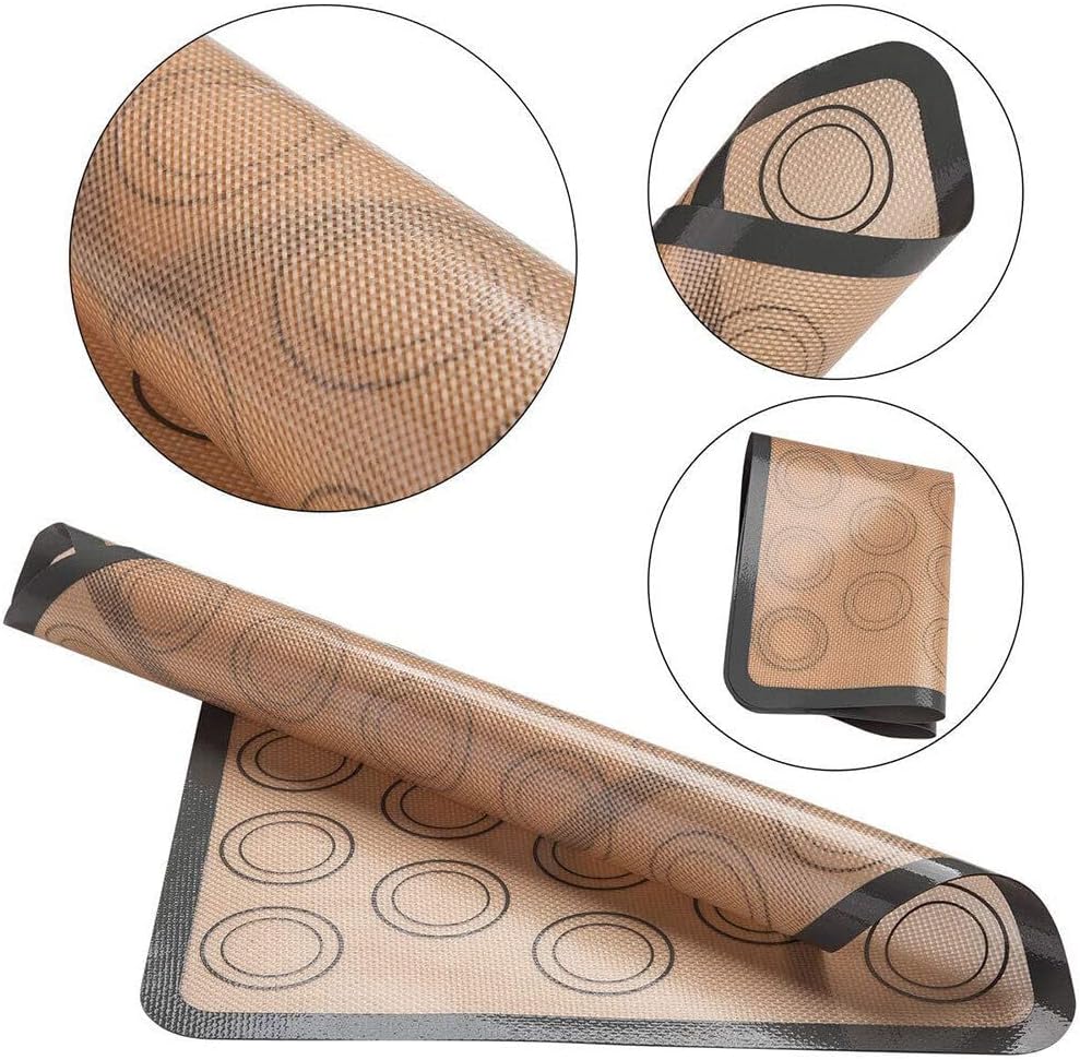 Estera de silicona para hornear antiadherente Horno Hoja Macaron Cake Cookie Baking Mold Mat