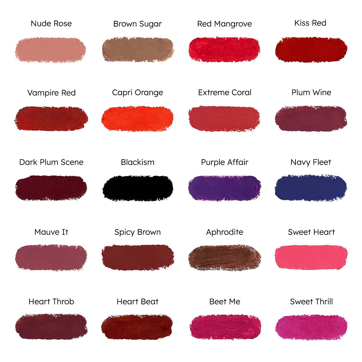 Ruby Kisses – Lápiz labial, acabado mate, de larga duración, altamente pigmentado, aplicación suave, cobertura completa, maquillaje de color de