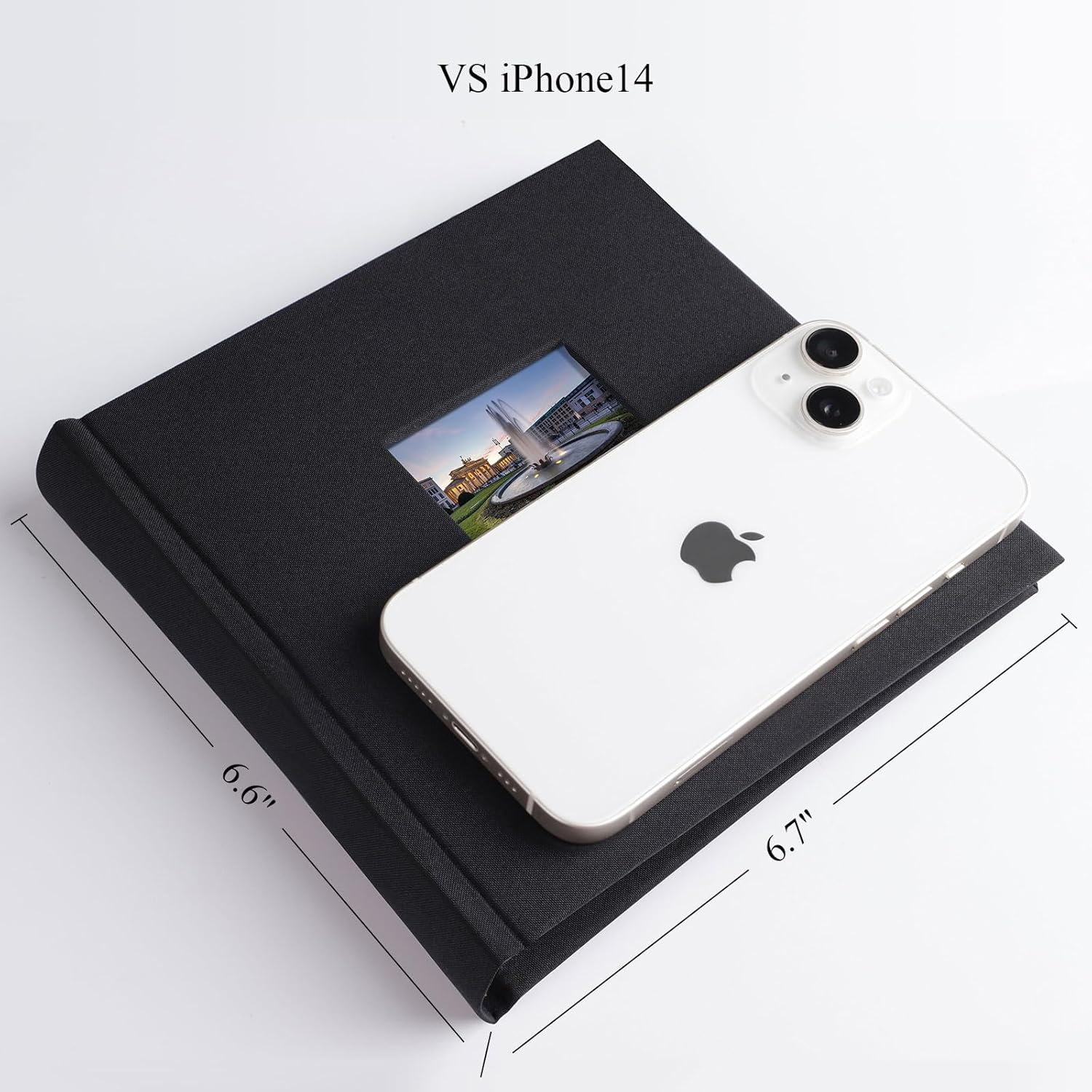 Álbum de fotos de 4 x 6 pulgadas con capacidad para 60 fotos con bolsillos verticales deslizantes, libro de fotos, cubierta de lino, álbumes de
