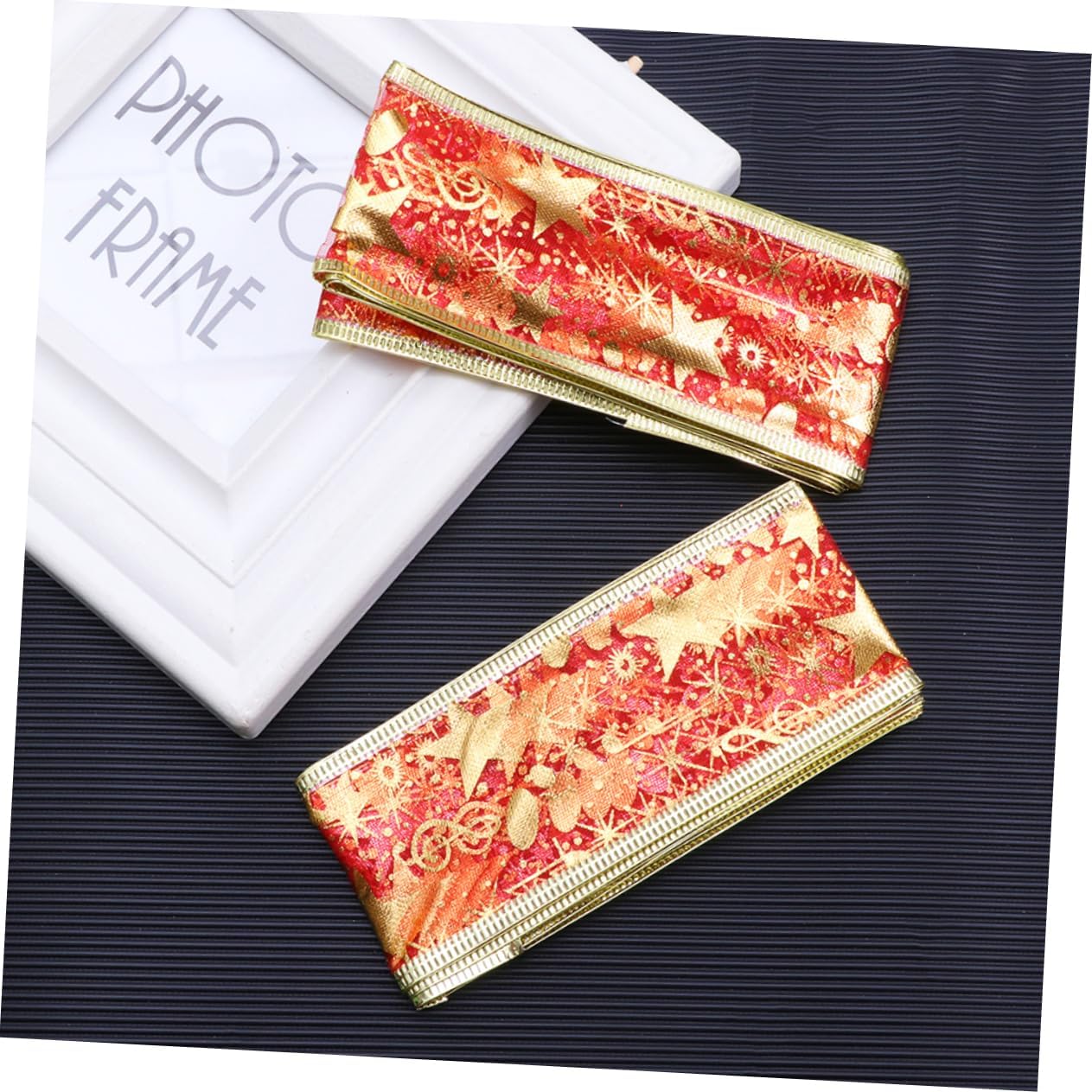 SEWACC 12 rollos de 2 cintas de Navidad para regalos de Navidad para manualidades, decoración de Navidad, cinta de regalo de vacaciones, cinta de