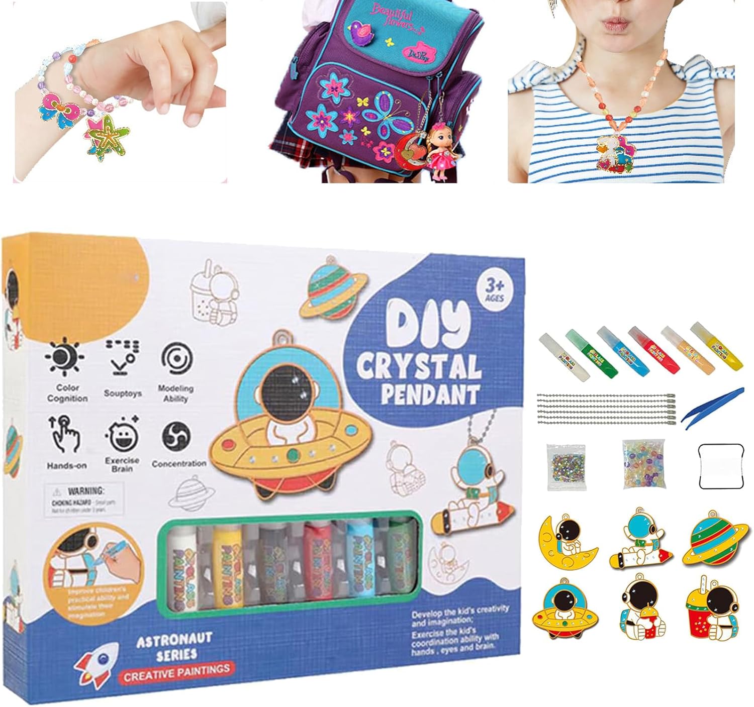 IVYDREVER Juego de arte y manualidades de pintura de cristal, 2023 nuevo juego de arte y manualidades (D)