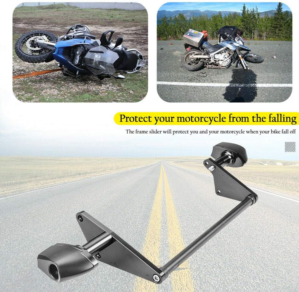 Protector deslizante para marco de motocicleta, protección contra caídas de golpes, protección del motor para Ka.wasaki Ninja 400 Ninja 250 Ninja400