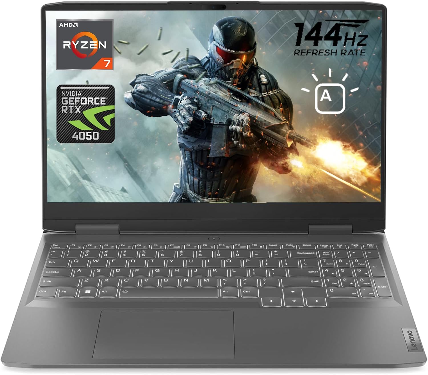 Lenovo LOQ – Laptop para juegos WUXGA de 16 pulgadas y 144 Hz, GeForce RTX 4050, AMD Ryzen 7 7840HS ( i7-12700H), 64 GB DDR5 RAM, 2 TB PCIe SSD,