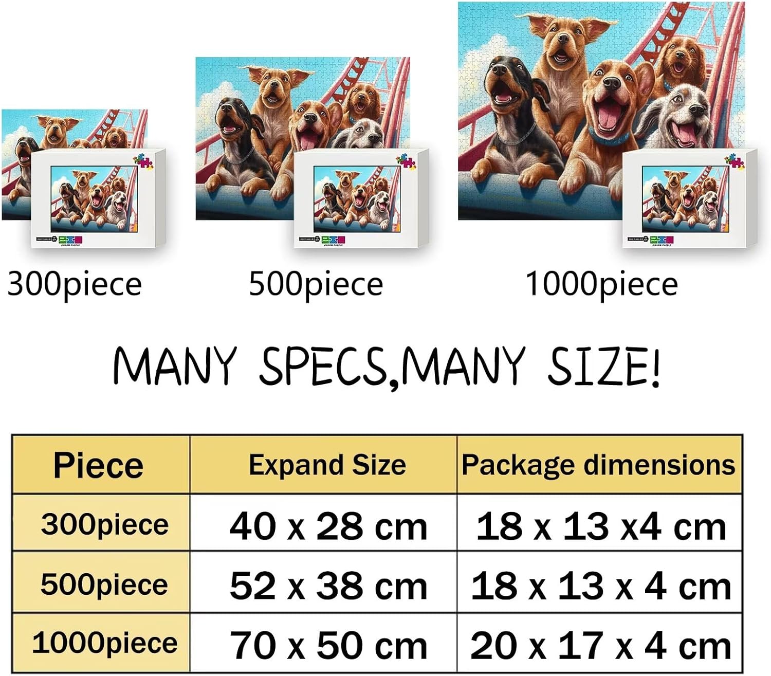 Rompecabezas de madera de 500 piezas con diseño de pez payaso oceánico, letras en la parte posterior, impresión transparente entrelazada perfecta,