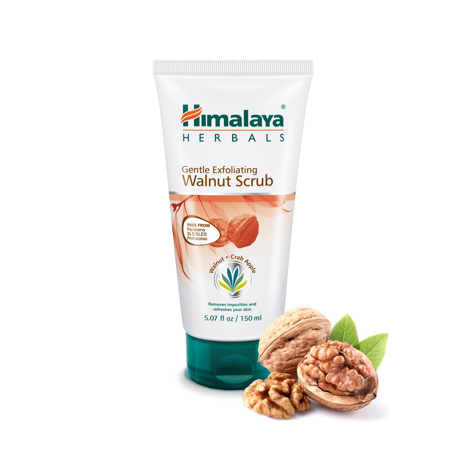 Himalaya Exfoliante suave de nueces para limpieza profunda y piel renovada, 5.07 onzas