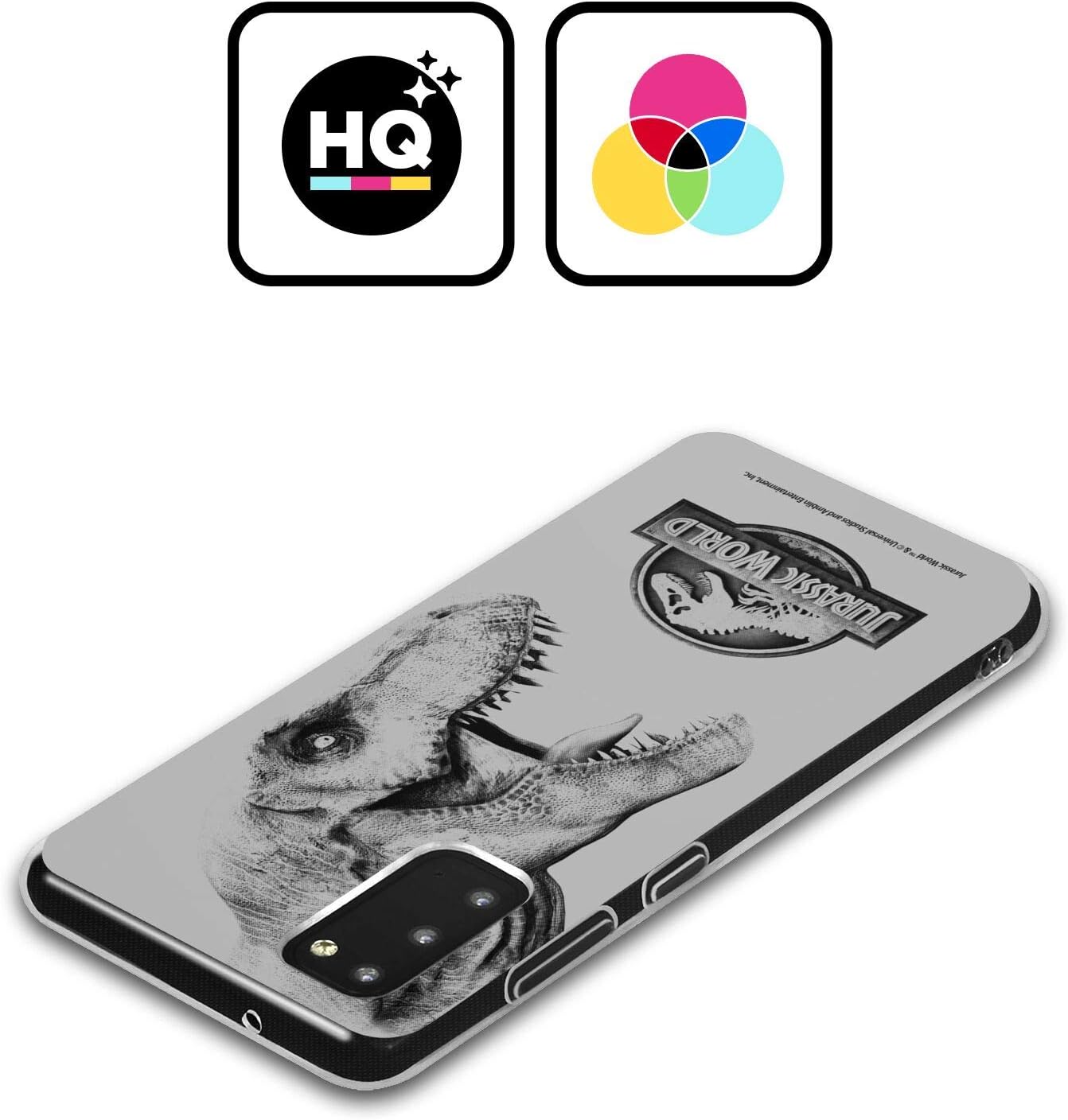Head Case Designs Jurassic World Fallen Kingdom – Funda de gel suave con logotipo de T-Rex compatible con Samsung Galaxy S20 FE  5G
