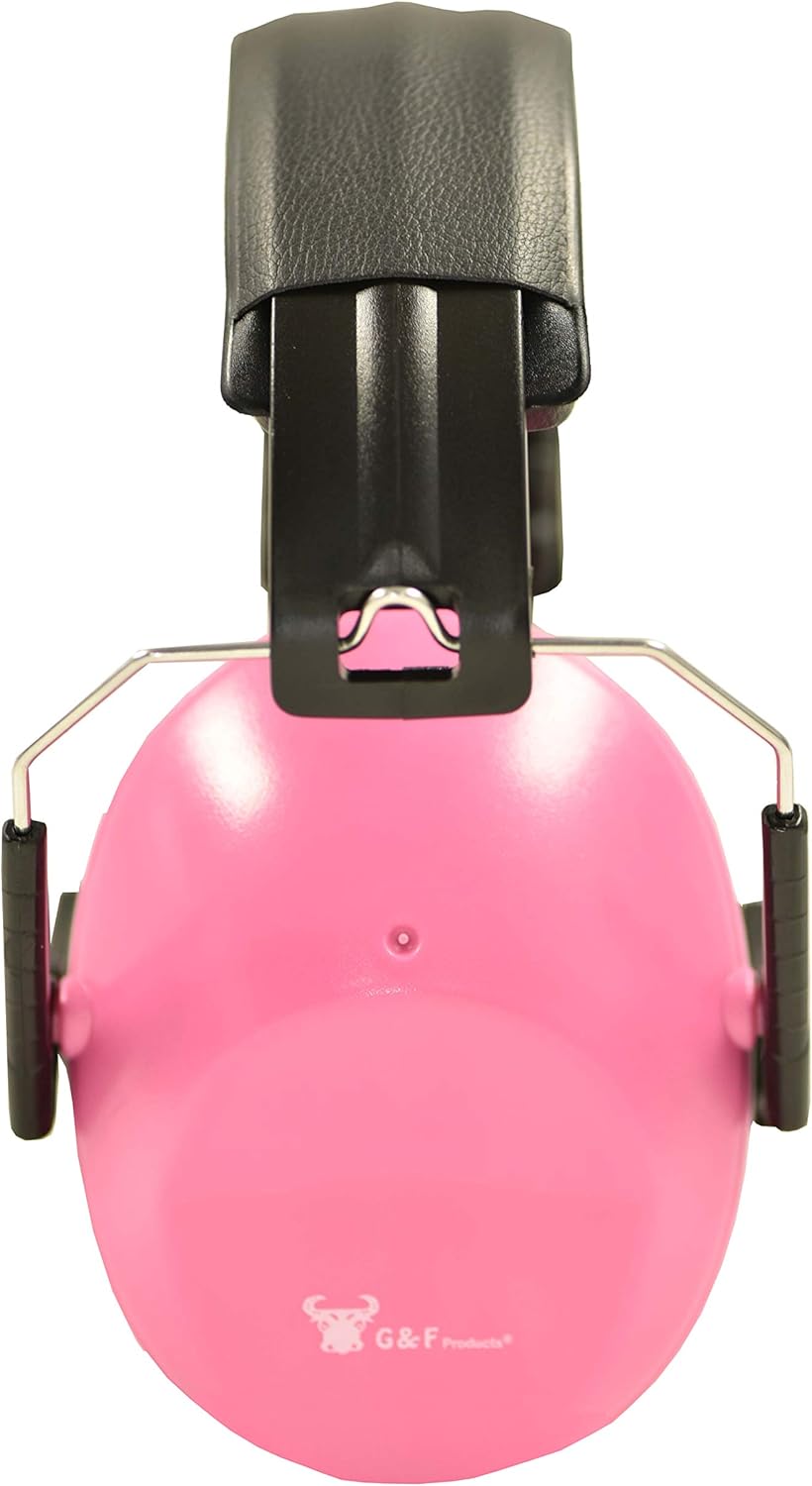 G & F Products – Protección auditiva con diseño plegable pasivo de perfil bajo 26 dB NRR y reducción de ruido de hasta 125 Db, para la diadema