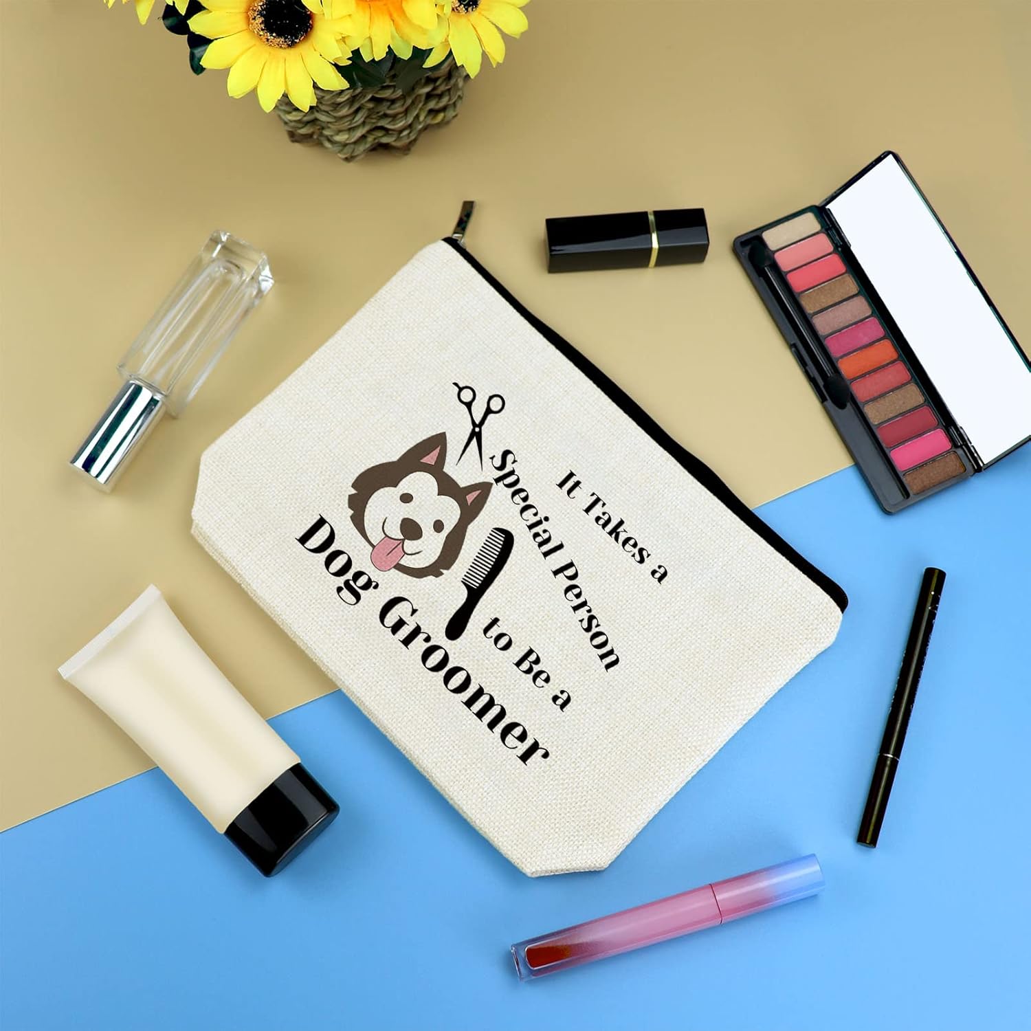 Bolsa de maquillaje para perros, Regalo para amantes de los perros 830_NO2