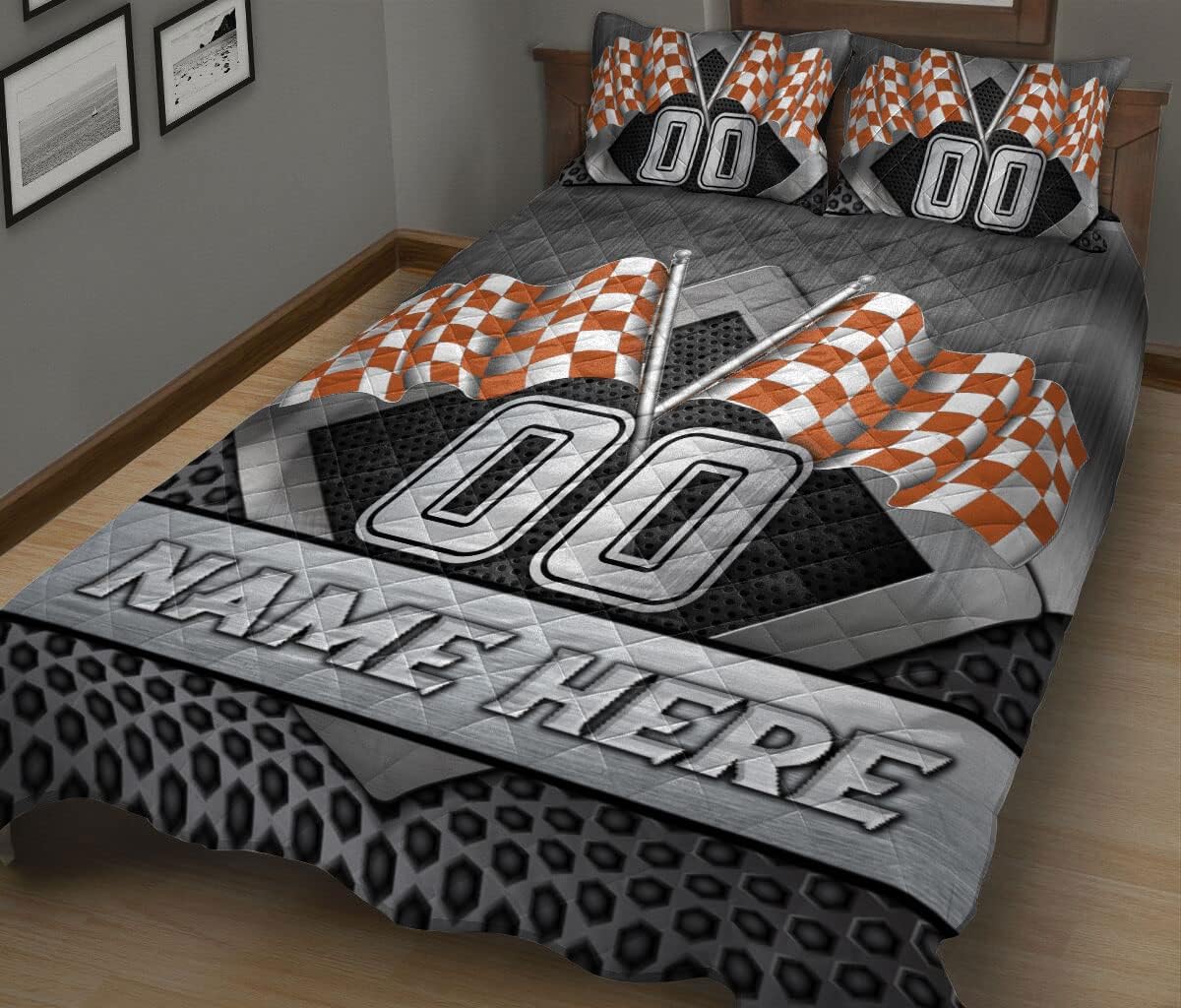 OhaPrints Juego de ropa de cama y fundas de almohada, juego de ropa de cama y funda de almohada, tamaño King, Queen, doble, individual, tamaño