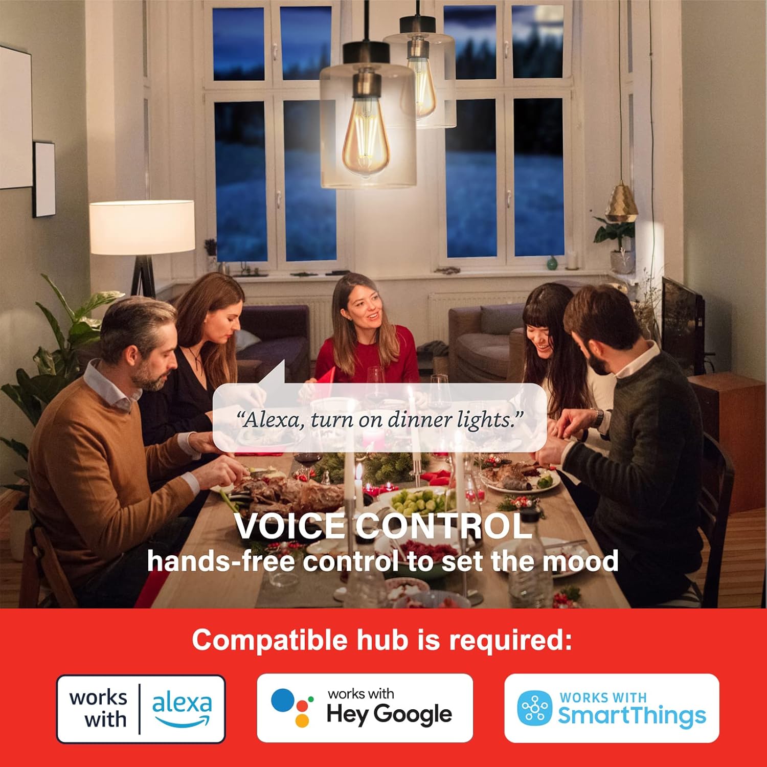 Sengled Zigbee – Bombillas inteligentes, requiere concentrador inteligente, funciona con SmartThings y Echo con hub integrado, control de voz con