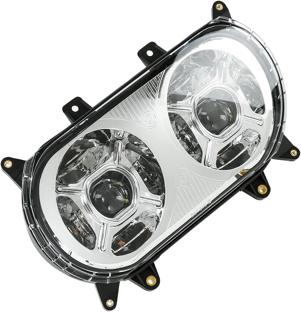 TCT-MOTORPARTS Proyector de lámpara LED de doble faro para Harley Touring Road Glide 2015-2023