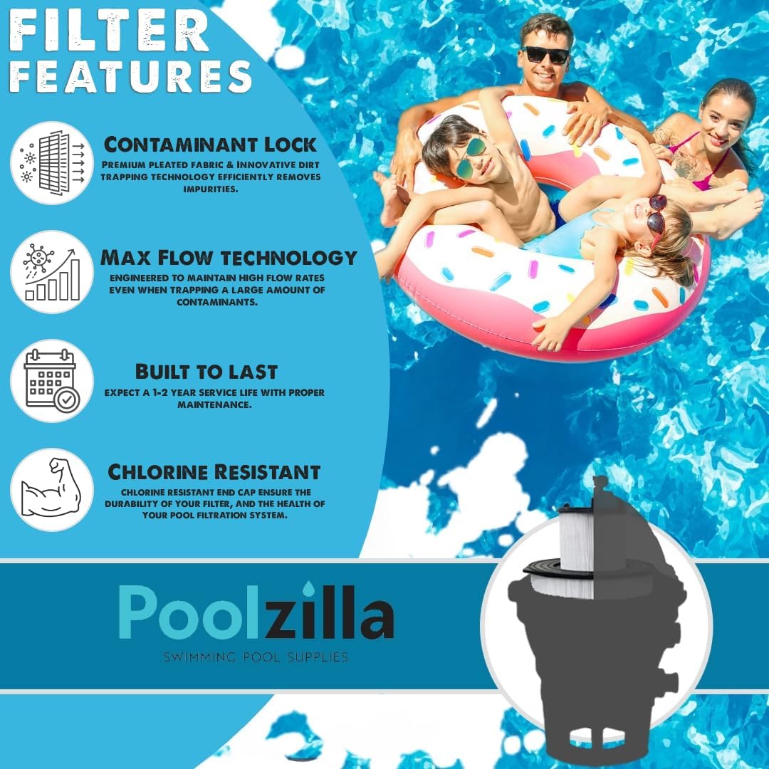 Poolzilla System 3 S7M120 – Juego de reemplazo de filtros modulares para medios  elemento interior y exterior  Sustituye a Sta-Rite 25021-0200S