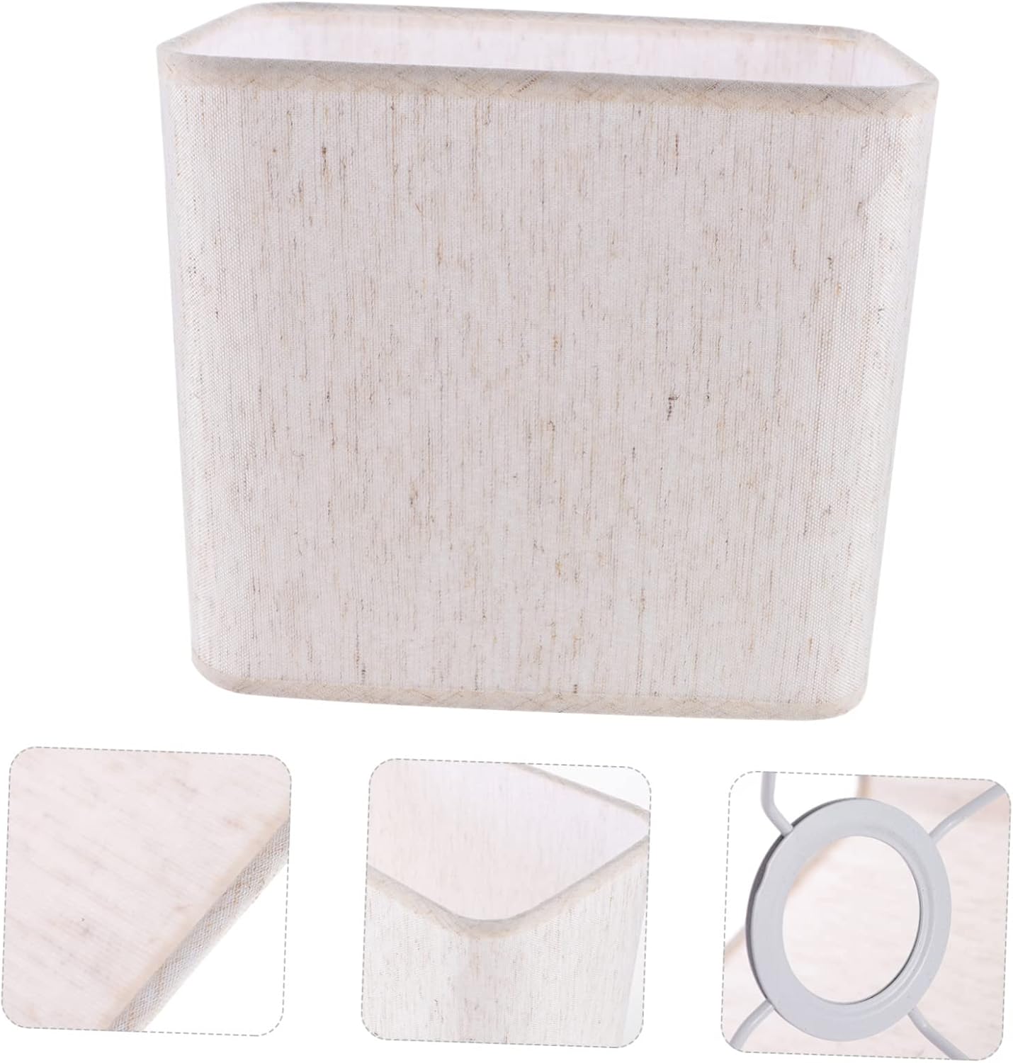 DOITOOL Lámpara de mesa, lámpara colgante, pantalla de mesa, pantalla para lámparas de pie, pantalla de lino, cubierta de luz de mesa, cubierta de
