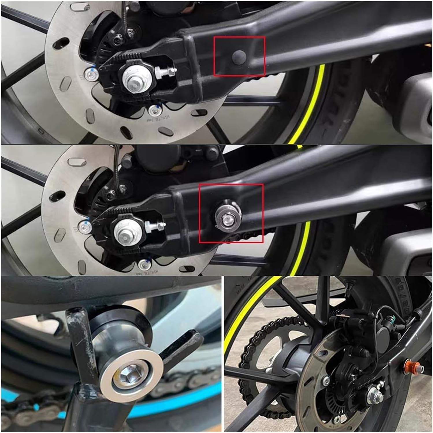 for MT09 MT-09 SP 2013 2014 2015 2016 2017 2018 2019 2020 2021 2022 2023 2024+ 6MM Swingarm Spools Stand Screws Slider