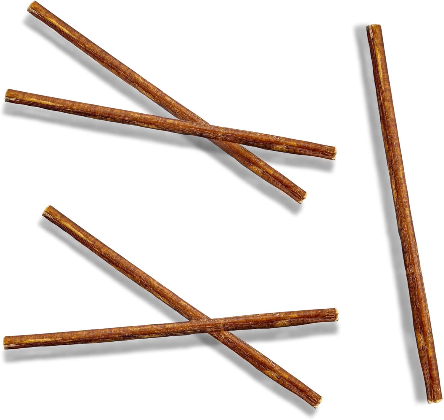 Jack&Pup – Palitos delgados de 12 pulgadas para perros pequeños, fundas finas sin olor, totalmente naturales, 100% carne de res para personas