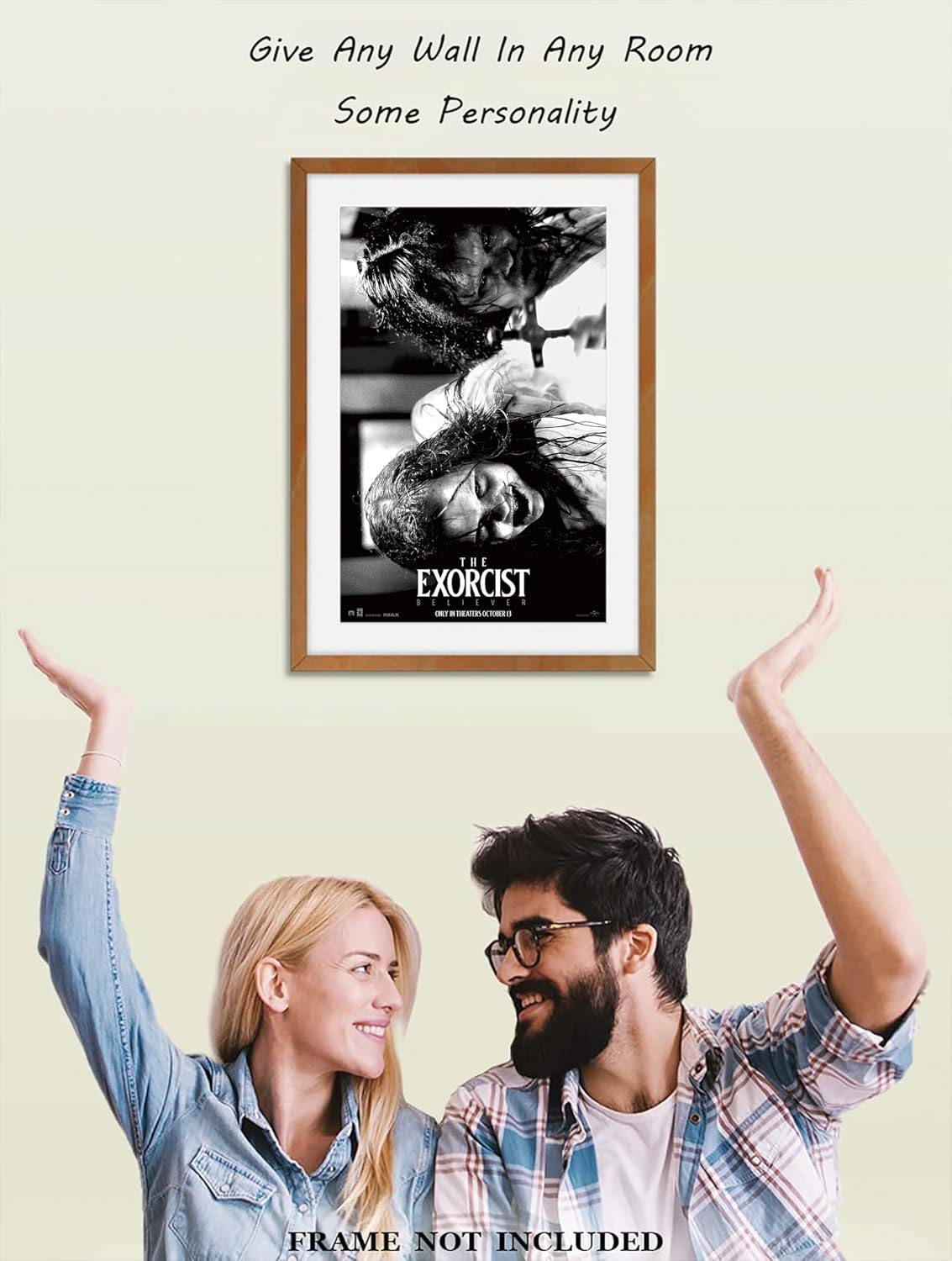 Kerry dober horror The Exorcist Believer Movie Poster Cool Wall Decor Art Print Posters for Room Aesthetic – Matte canvas Poster Frameless Gift 11 x