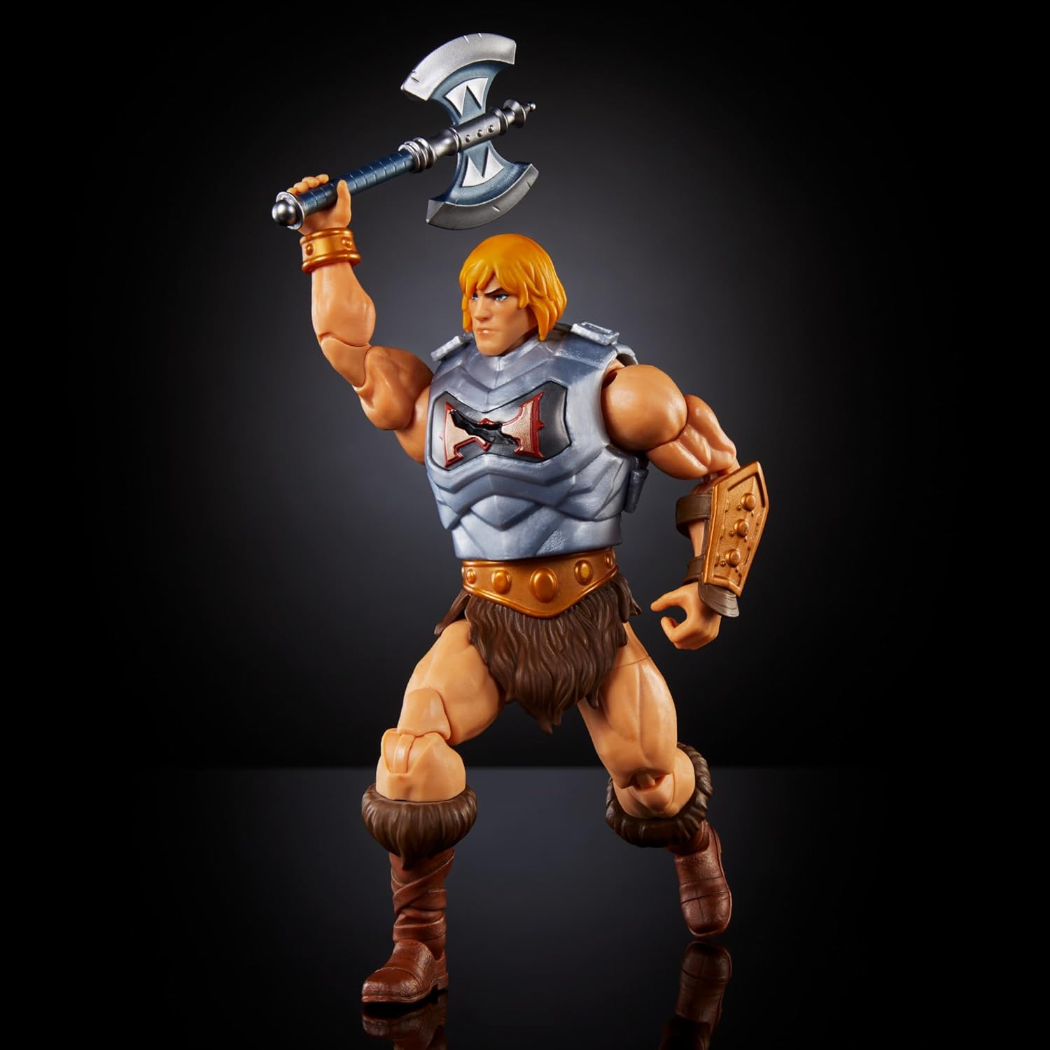Masters of the Universe Revolution Masterverse – Figura de acción He-Man con armadura de batalla extraíble, coleccionable de lujo con 30