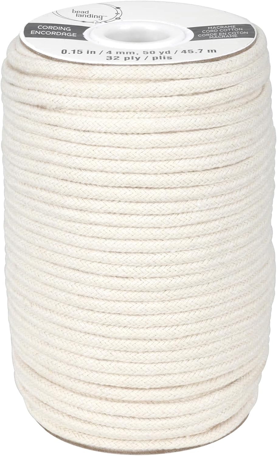 Cordón de macramé de algodón por Bead Landing