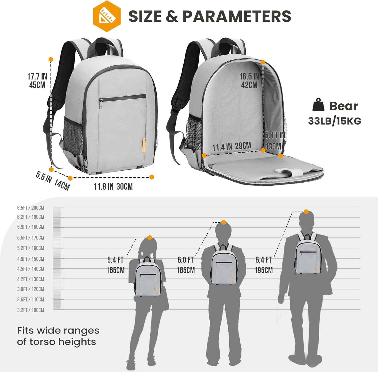 TARION Mochila para cámara fotográfica bolsa para cámara DSLR con funda impermeable para laptop, compartimento para laptop, bolsa de fotos para