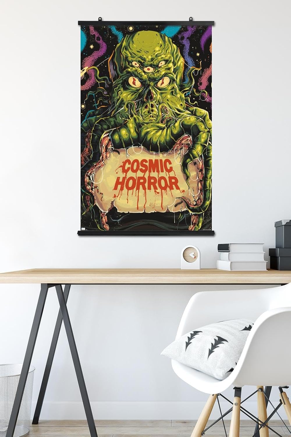 Trends International Póster de pared clásico de terror Cthulhu Monster